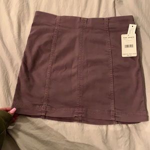 Free people skirt size 2 purple